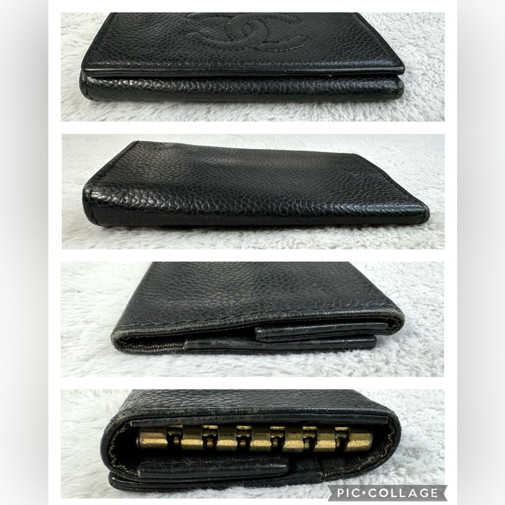 ❌SOLD❌🖤CHANEL Caviar CC Key Holder - Picture 4 of 10